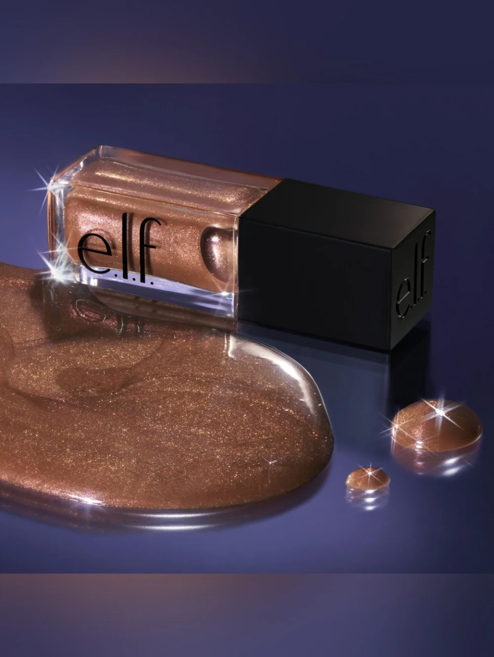 🔴 ELF Glow Reviver Lip Oil - Glimmer Finish - Chocoluxe